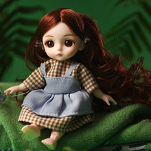 Load image into Gallery viewer, Mini 16cm Ball Jointed Doll 13 Movable Jointed Baby Girl Body Retro Style Kawaii Princess BJD Doll Toys For Girls Birthday Gift