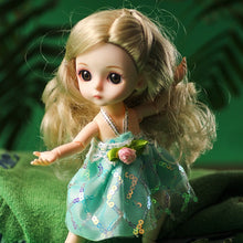 Load image into Gallery viewer, Mini 16cm Ball Jointed Doll 13 Movable Jointed Baby Girl Body Retro Style Kawaii Princess BJD Doll Toys For Girls Birthday Gift
