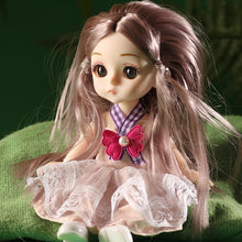 Load image into Gallery viewer, Mini 16cm Ball Jointed Doll 13 Movable Jointed Baby Girl Body Retro Style Kawaii Princess BJD Doll Toys For Girls Birthday Gift