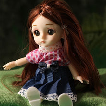 Load image into Gallery viewer, Mini 16cm Ball Jointed Doll 13 Movable Jointed Baby Girl Body Retro Style Kawaii Princess BJD Doll Toys For Girls Birthday Gift