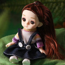 Load image into Gallery viewer, Mini 16cm Ball Jointed Doll 13 Movable Jointed Baby Girl Body Retro Style Kawaii Princess BJD Doll Toys For Girls Birthday Gift