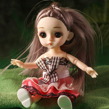 Load image into Gallery viewer, Mini 16cm Ball Jointed Doll 13 Movable Jointed Baby Girl Body Retro Style Kawaii Princess BJD Doll Toys For Girls Birthday Gift