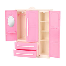 Load image into Gallery viewer, Fashion dollhouse Accessories Clothes Dresses Toys For Kids Doll Wardrobe closet dolls house furniture For Barbie Game DIY Gift
