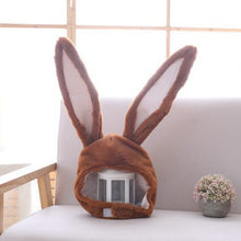 Load image into Gallery viewer, Halloween Cute Girls Plush Rabbit Bunny Ears Hat Earflap Cap Head Warmer Photo Supplies Bunny Ears Hat Rabbit Headgear Hats
