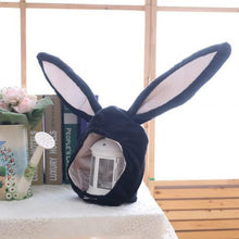 Load image into Gallery viewer, Halloween Cute Girls Plush Rabbit Bunny Ears Hat Earflap Cap Head Warmer Photo Supplies Bunny Ears Hat Rabbit Headgear Hats
