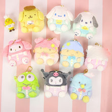 Load image into Gallery viewer, Hot Sale Sanrio Series Plush Purse My Melody Little Twin Stars Cinnamoroll Dog Kuromi Stuffed Plush Toys Bags Pendant Kids Gifts
