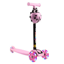 Load image into Gallery viewer, Children Scooter 3 Wheel T Bar Balance Riding Kick Scooters LED Wheel Adjustable Scooter Kids Birthday Gift Fun Sport Toy
